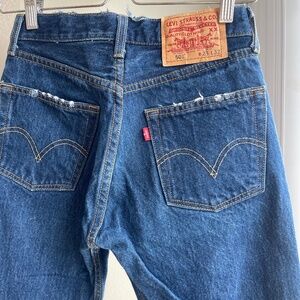 Levi's 501 Super Dark Wash Jeans